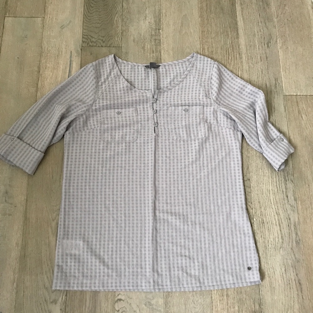 Eddie Bauer long sleeve cotton blouse